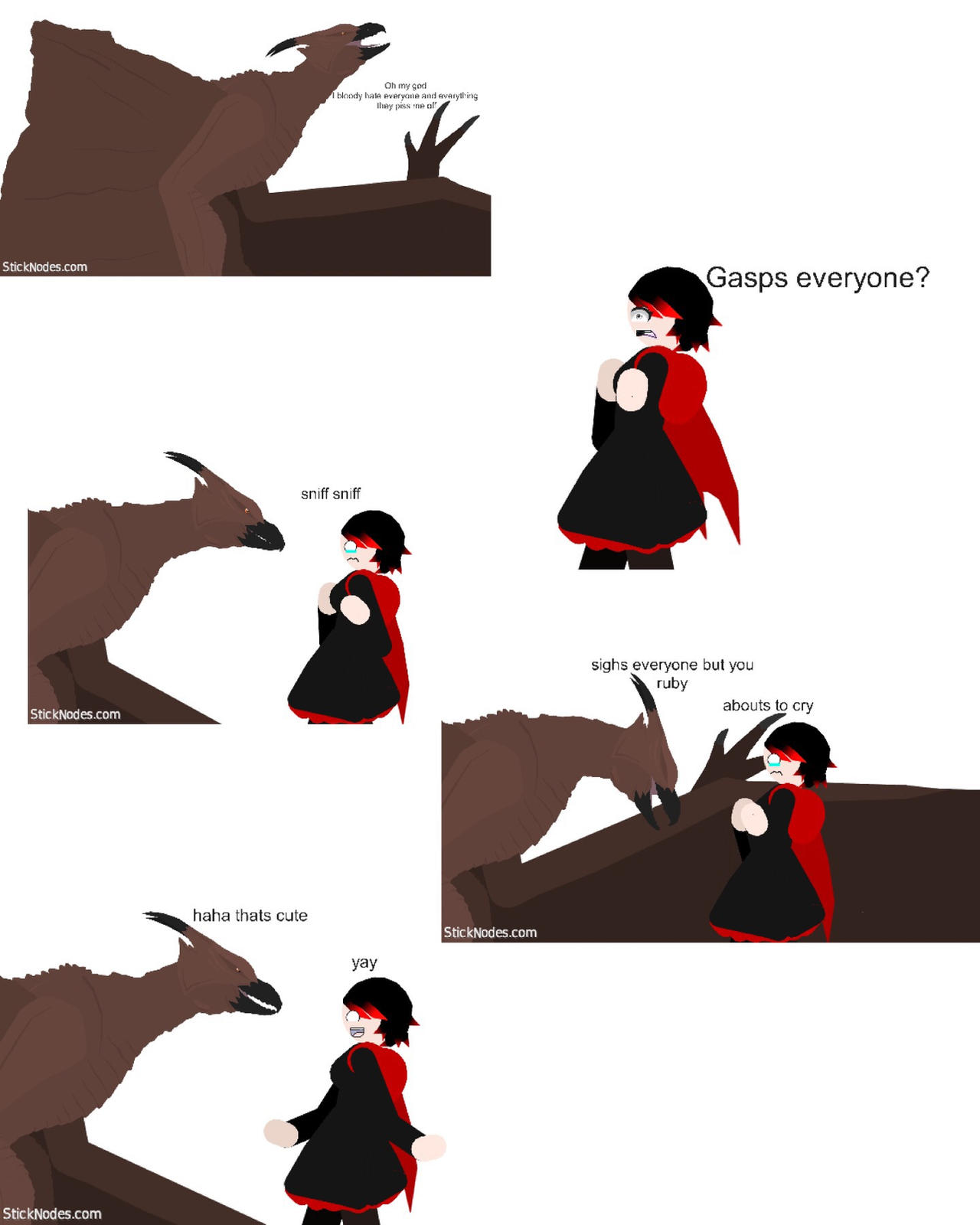 Ruby Cry Rafi Rodan almost made ruby cry comic by darkdragon992 on DeviantArt