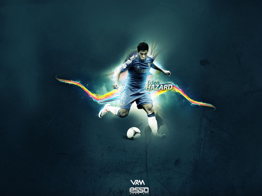 Eden Hazard WALLPAPER // VKM // Esso ART