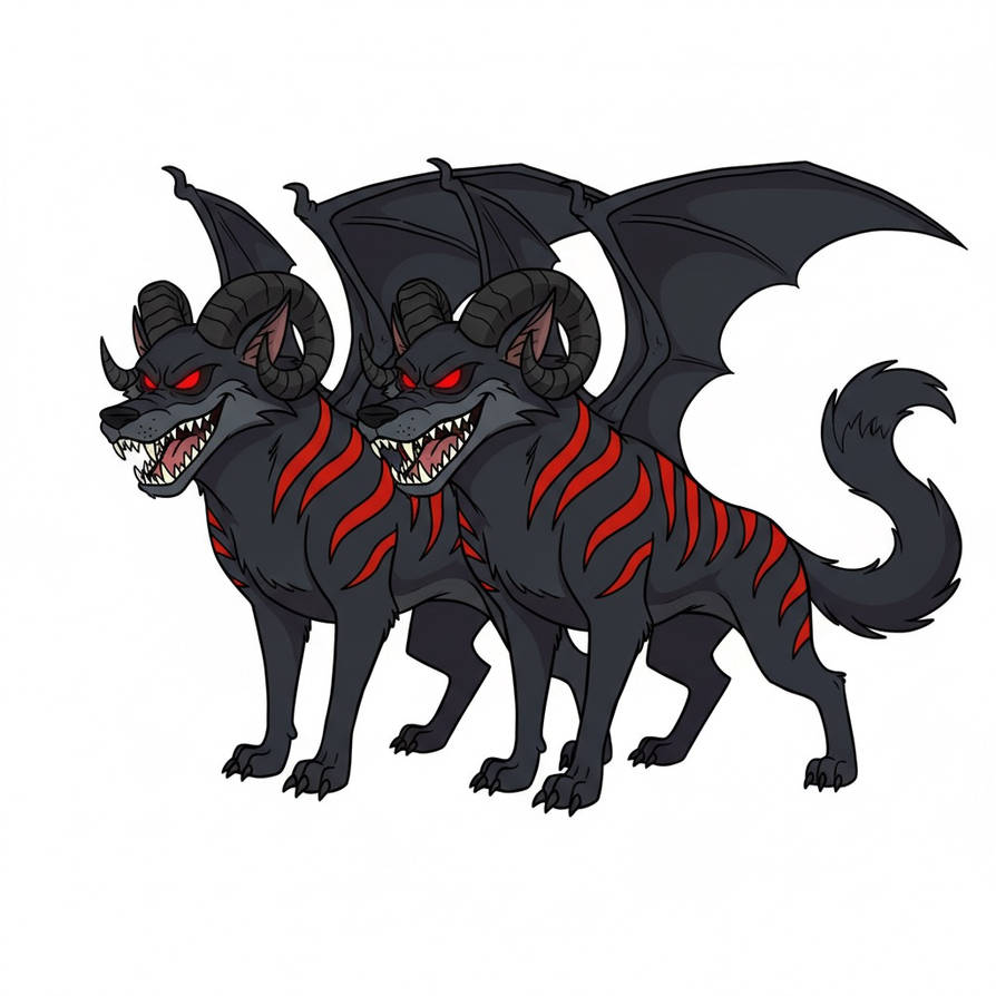 Brank and Bagelen the Two Devil Wolves by EliasCarsJohnson474 on DeviantArt