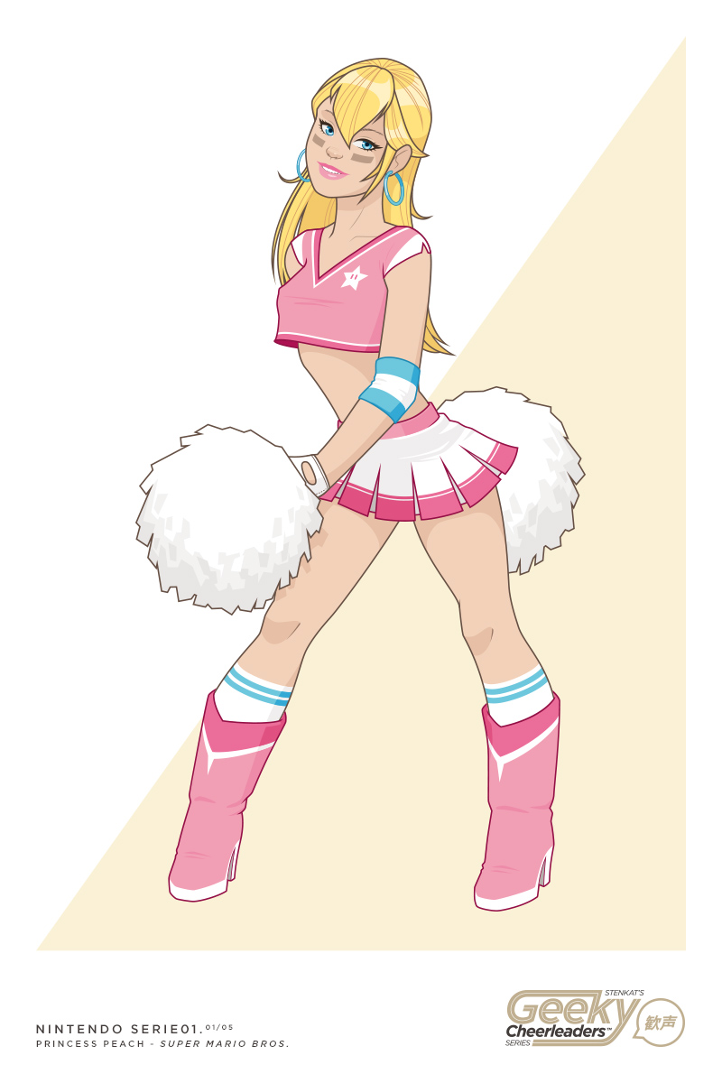 Geeky Cheerleaders Series - Princess Peach