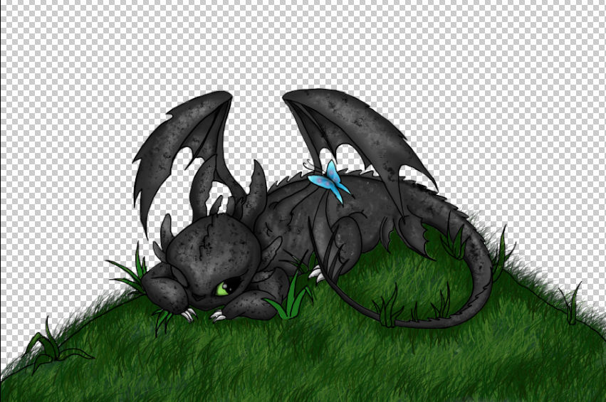 Toothless work in progress digital by TC--Designs on DeviantArt