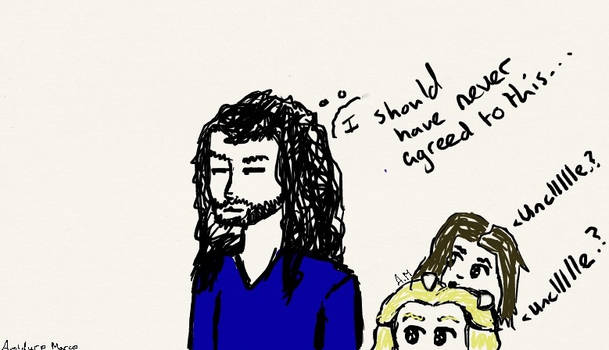 Thorin, Kili and Fili doodle