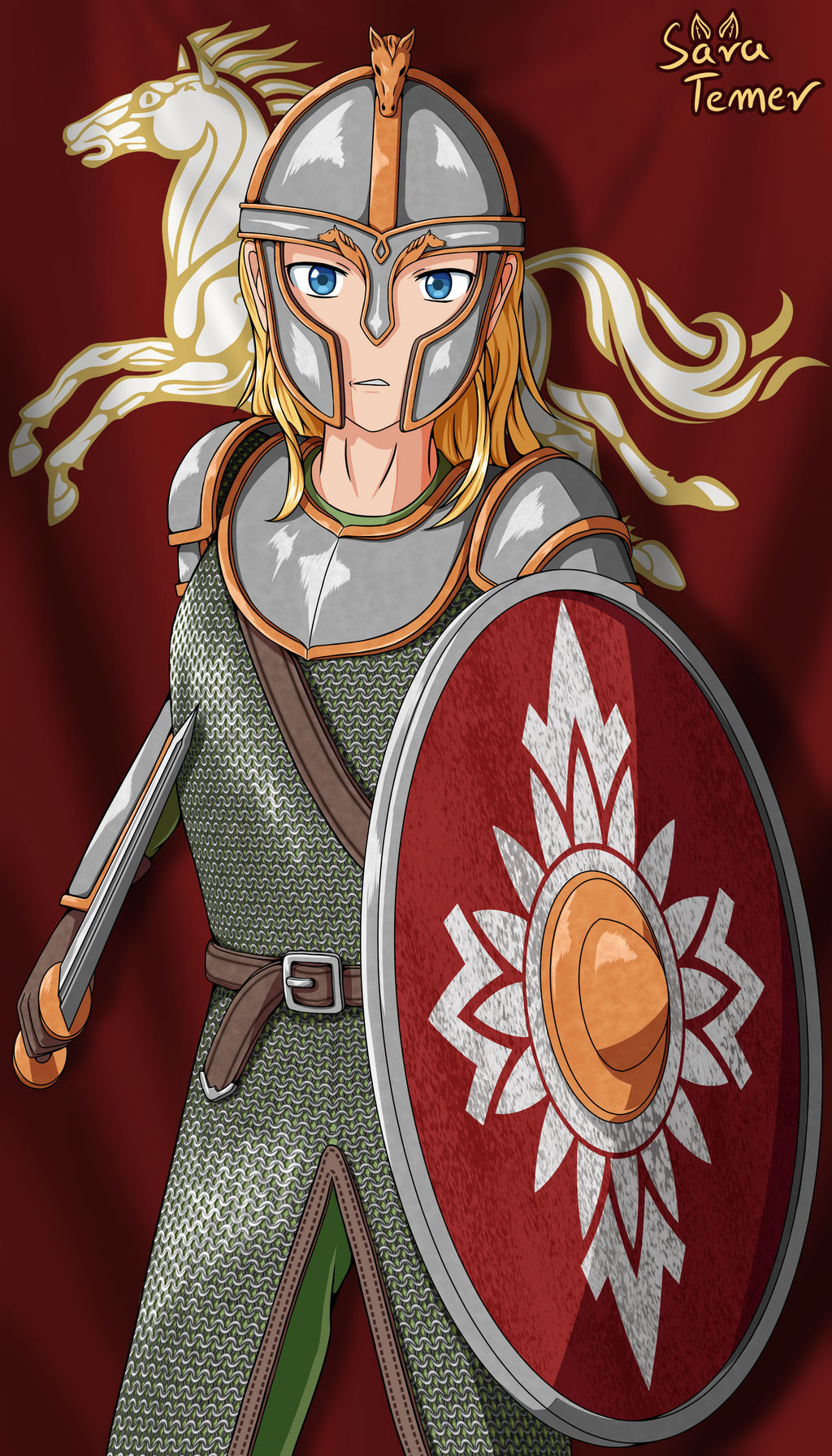 Shieldmaiden of Rohan by KuraiGeijutsu on DeviantArt