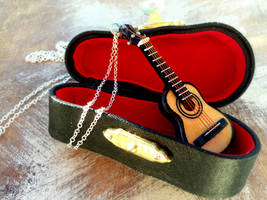 Acoustic Guitar Necklace
