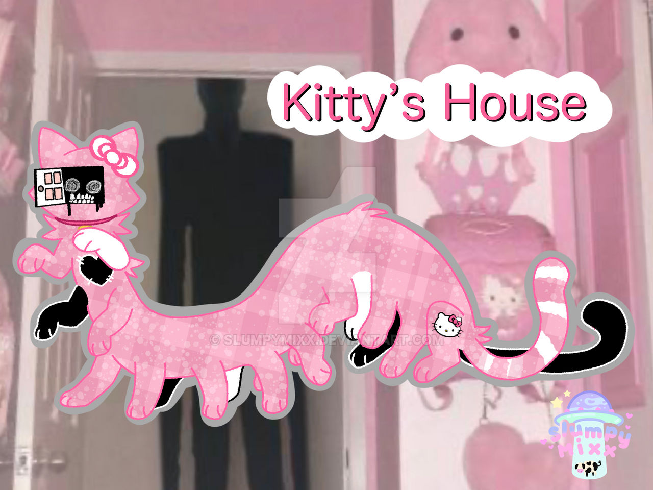 Closed, ab) Kitty's house backroom adopt!! Shares are appreciated thank  you! Soft and creepy puppy-kitty, she lives in level 974!! Current…