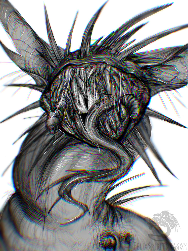 Rhyler (Parasite Sketch Commission) by FelixSpiritDragon on DeviantArt