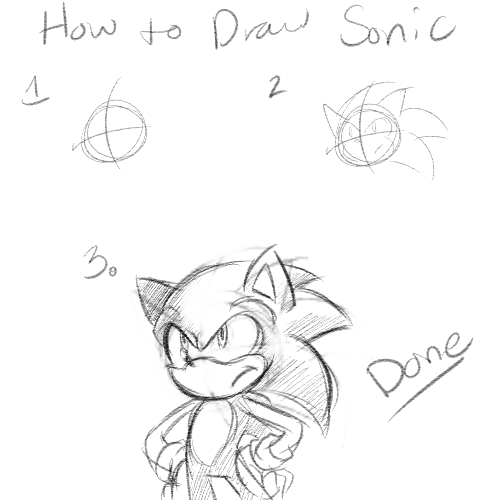 How to Draw Sonic