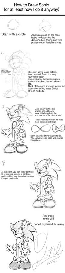 Tutorial: How to Draw Sonic