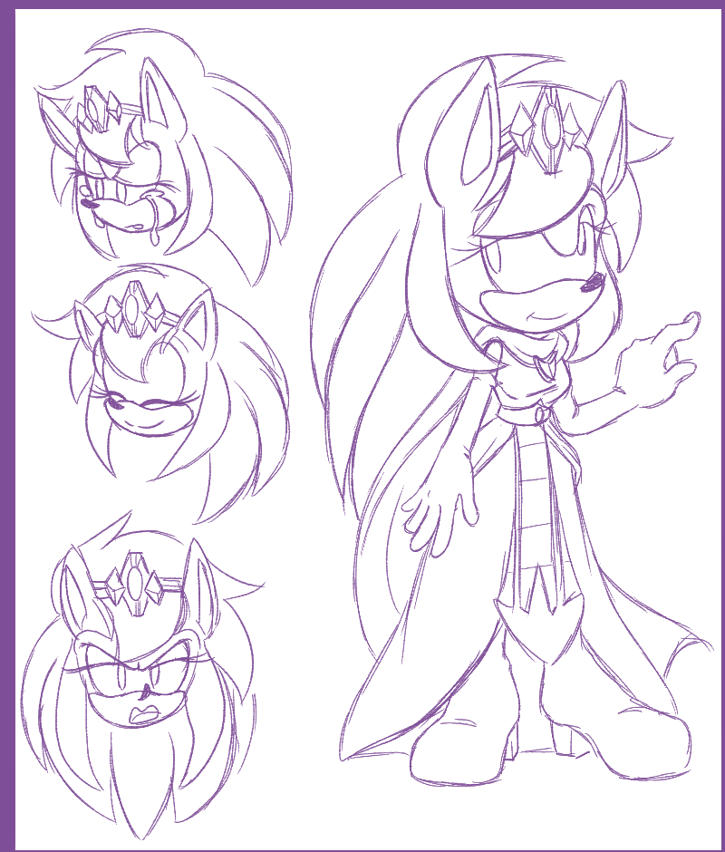 Sonic Underground Redesign: Queen Aleena