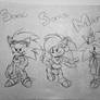 Sonic Underground RE-Redesign: The Triplets