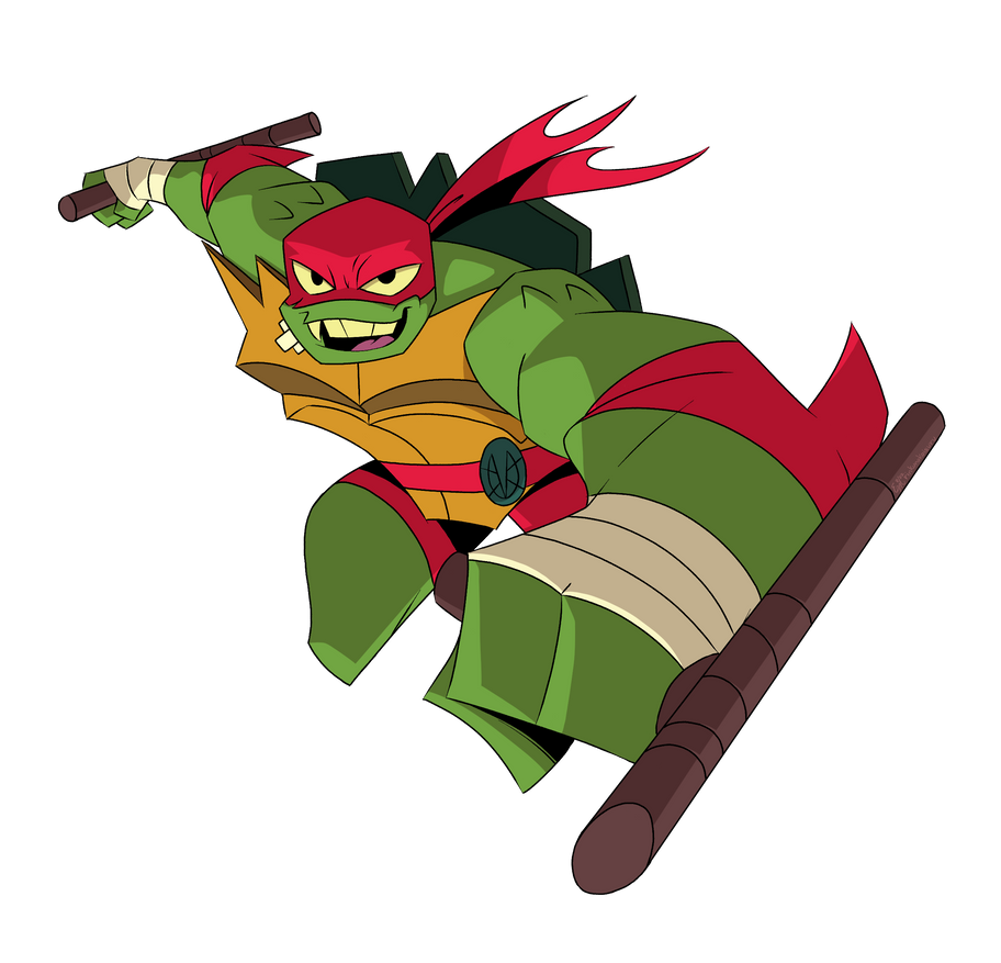 Rise of the TMNT Stock Art Redraw 4: Raphael by rinkunokoisuru on ...