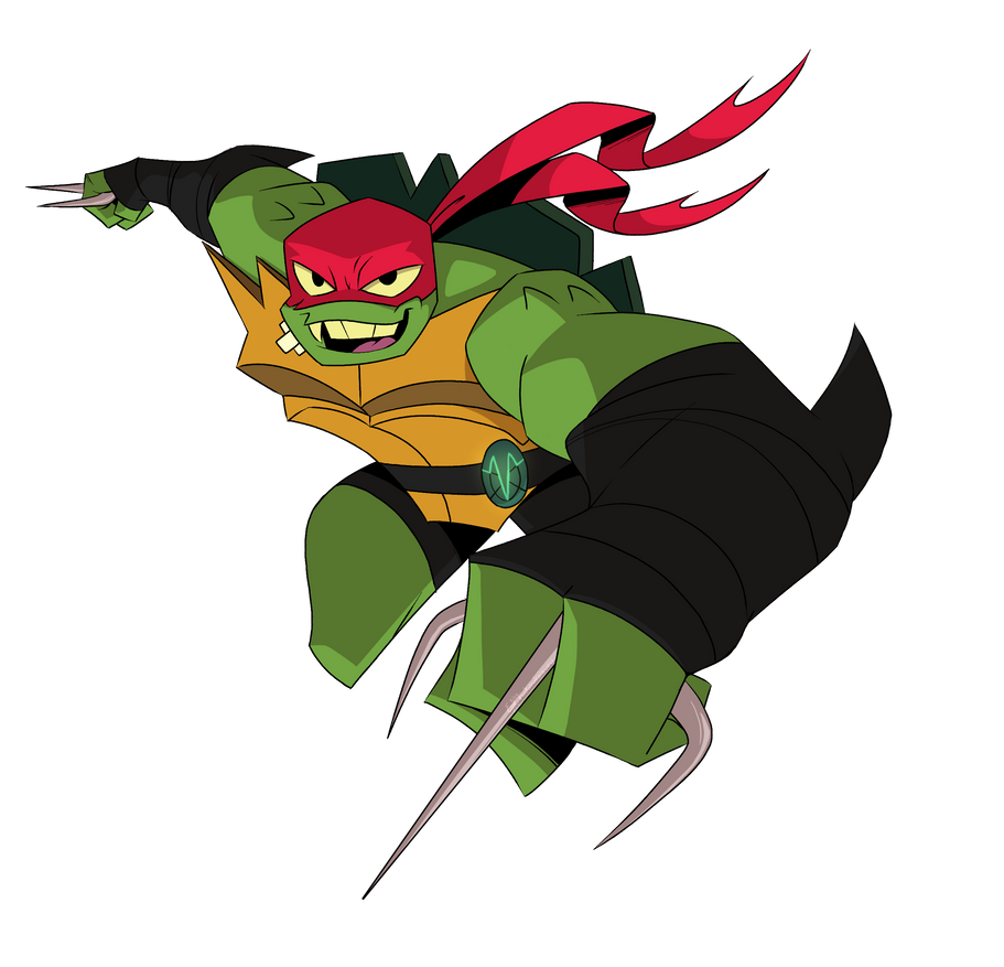 Rise of the TMNT Stock Art Redraw 4.5: Raphael by rinkunokoisuru on ...