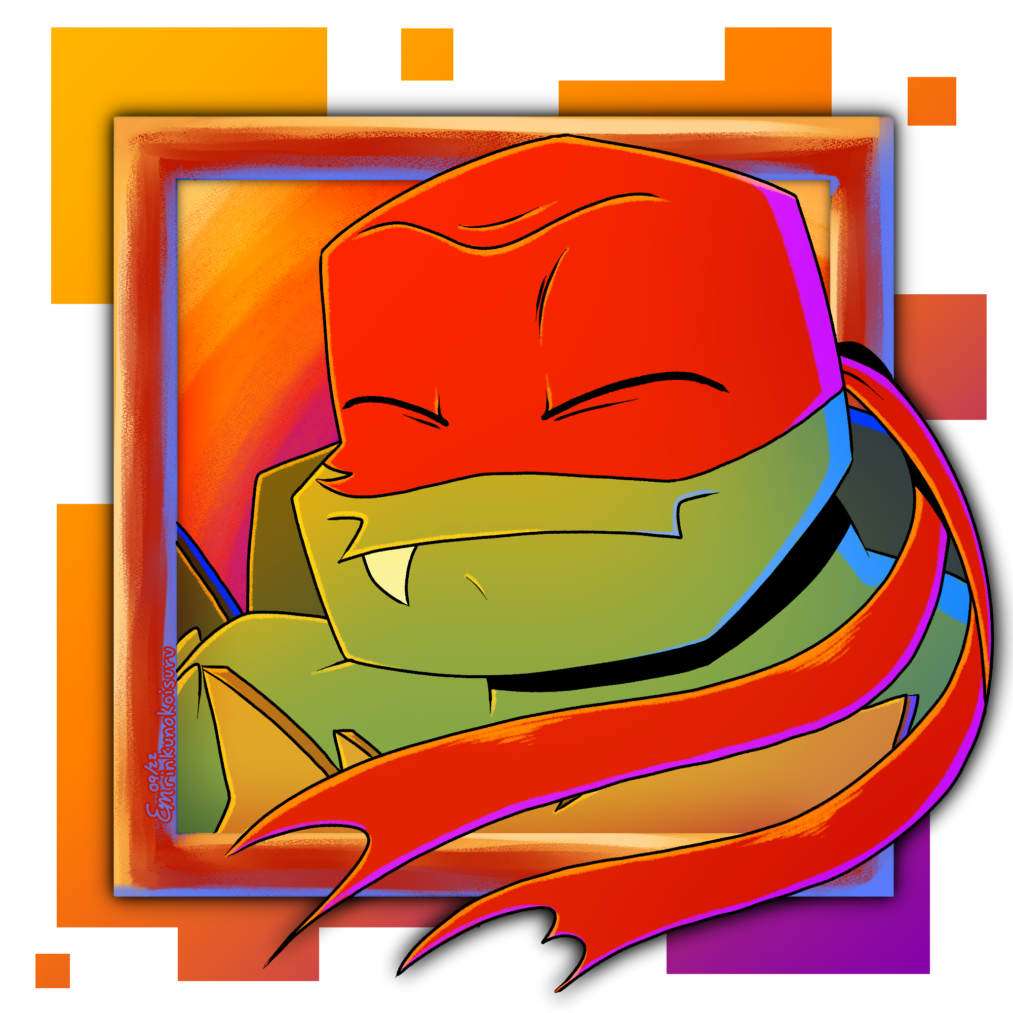 Draph Rottmnt Rottmnt Anniversary Raph by rinkunokoisuru on DeviantArt