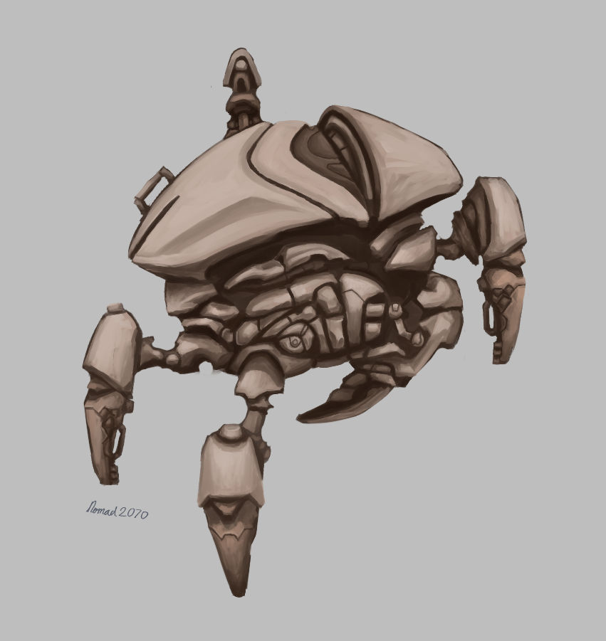 Crab Shell Mech Crab Mech by Nomad2070 on DeviantArt