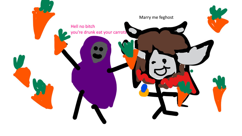 Feghost Carrot x Pentagrin x Feghost by Carrot-Pentagrin on DeviantArt