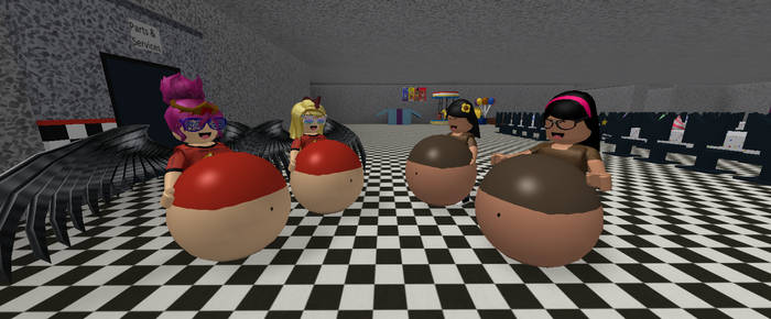 Big Bellies Penny and Nancy and Belinda and Emily