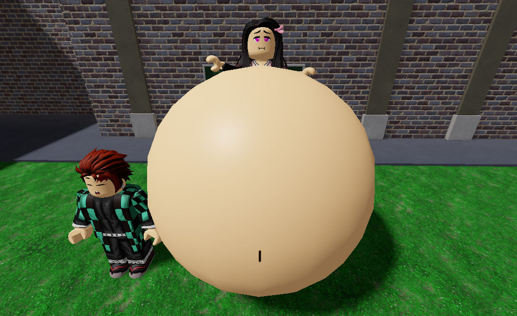 Slayer Inflation Nezuko Huge Belly By Soda by Fernando802 on DeviantArt