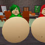 Laura and Lola Thanksgiving Bloat