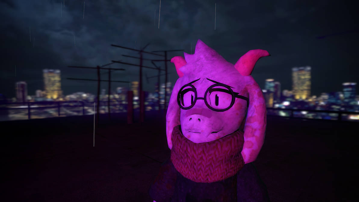 Ralsei goat in the movie Running Hug 2049 2/4 by Ale2105IV on DeviantArt