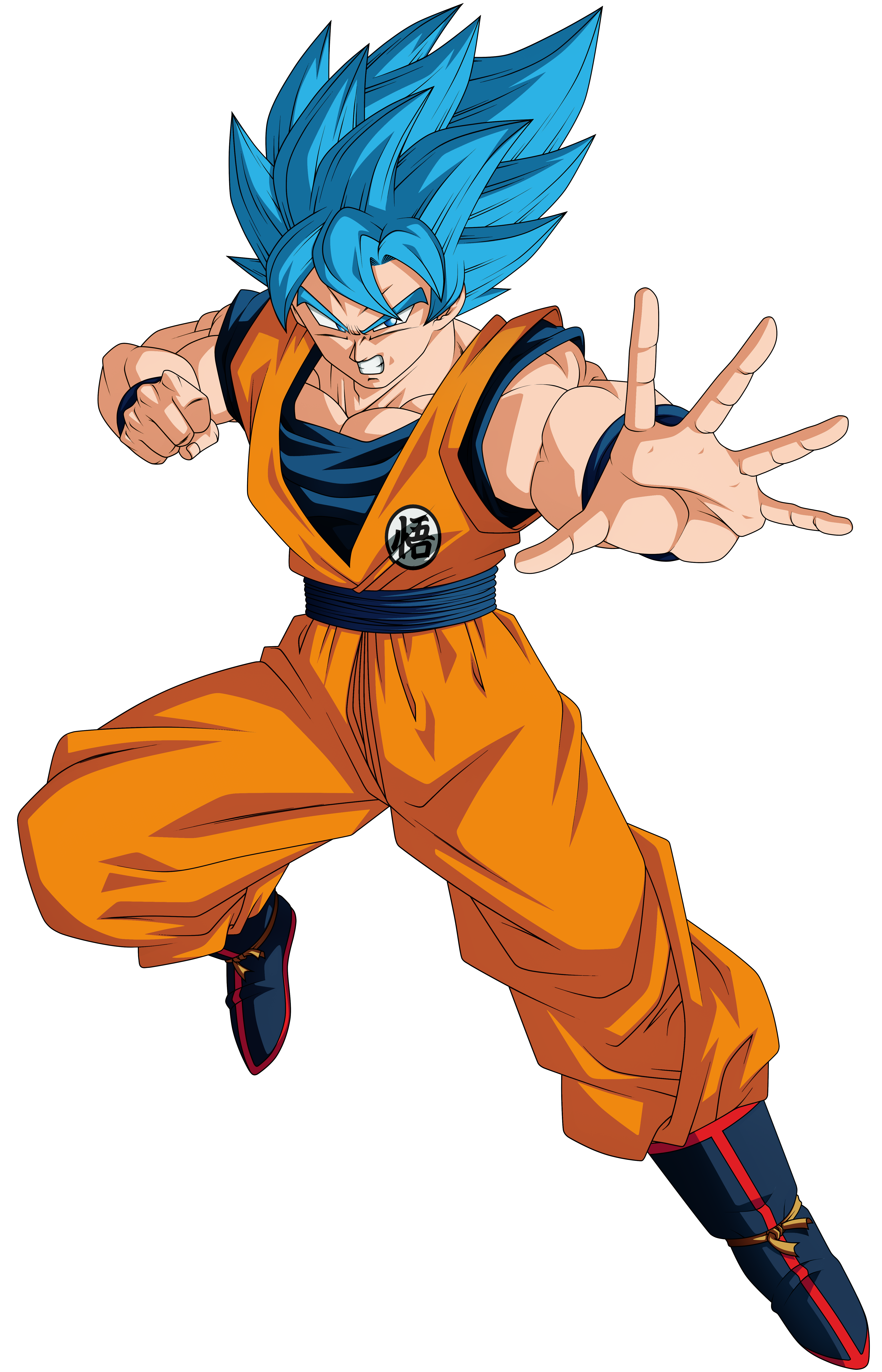 Super Saiyan Blue Goku W Broly Movie Colors By Obsolete00