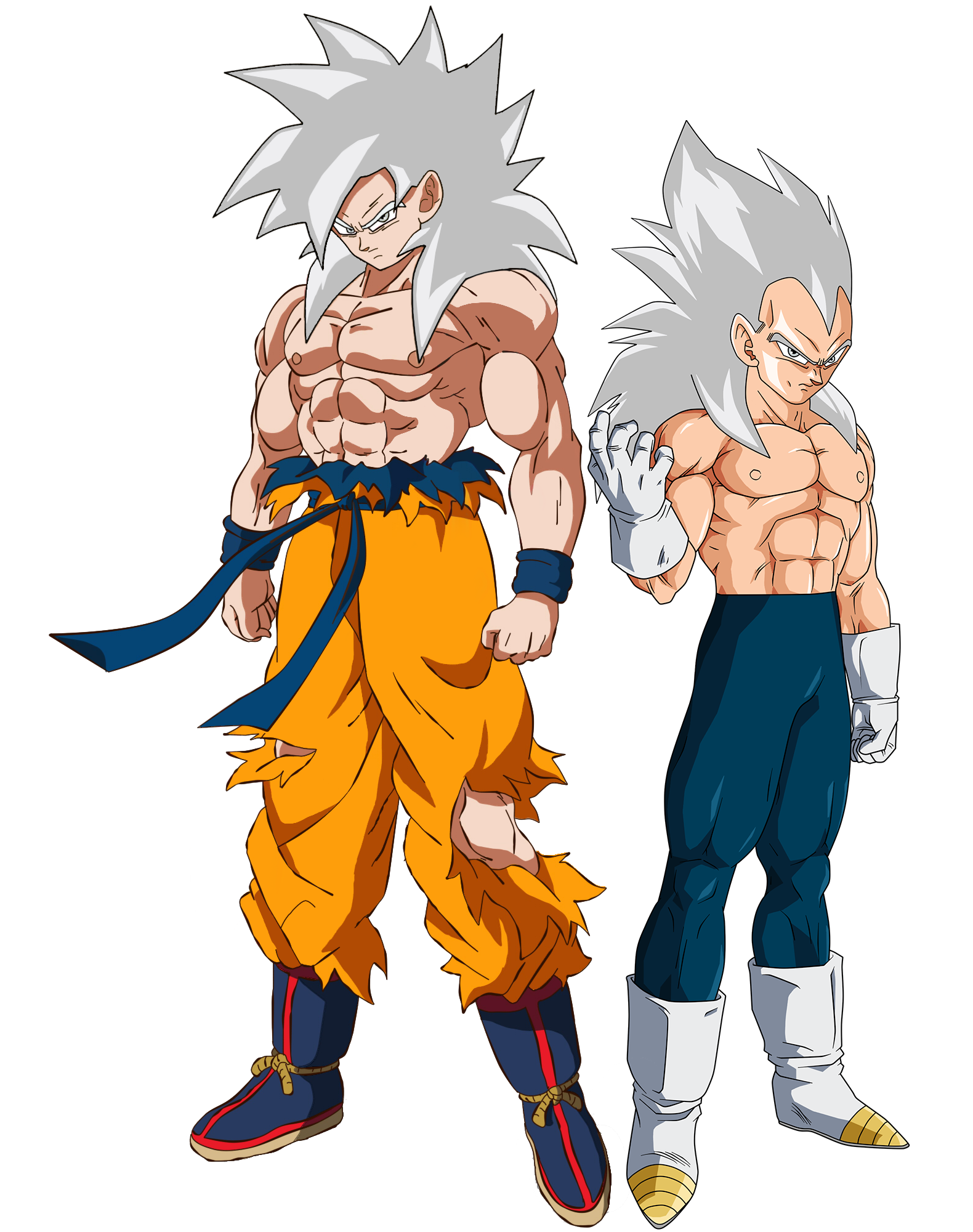 Goku y Vegeta Super Saiyan 6 by AngelLuisArts on DeviantArt