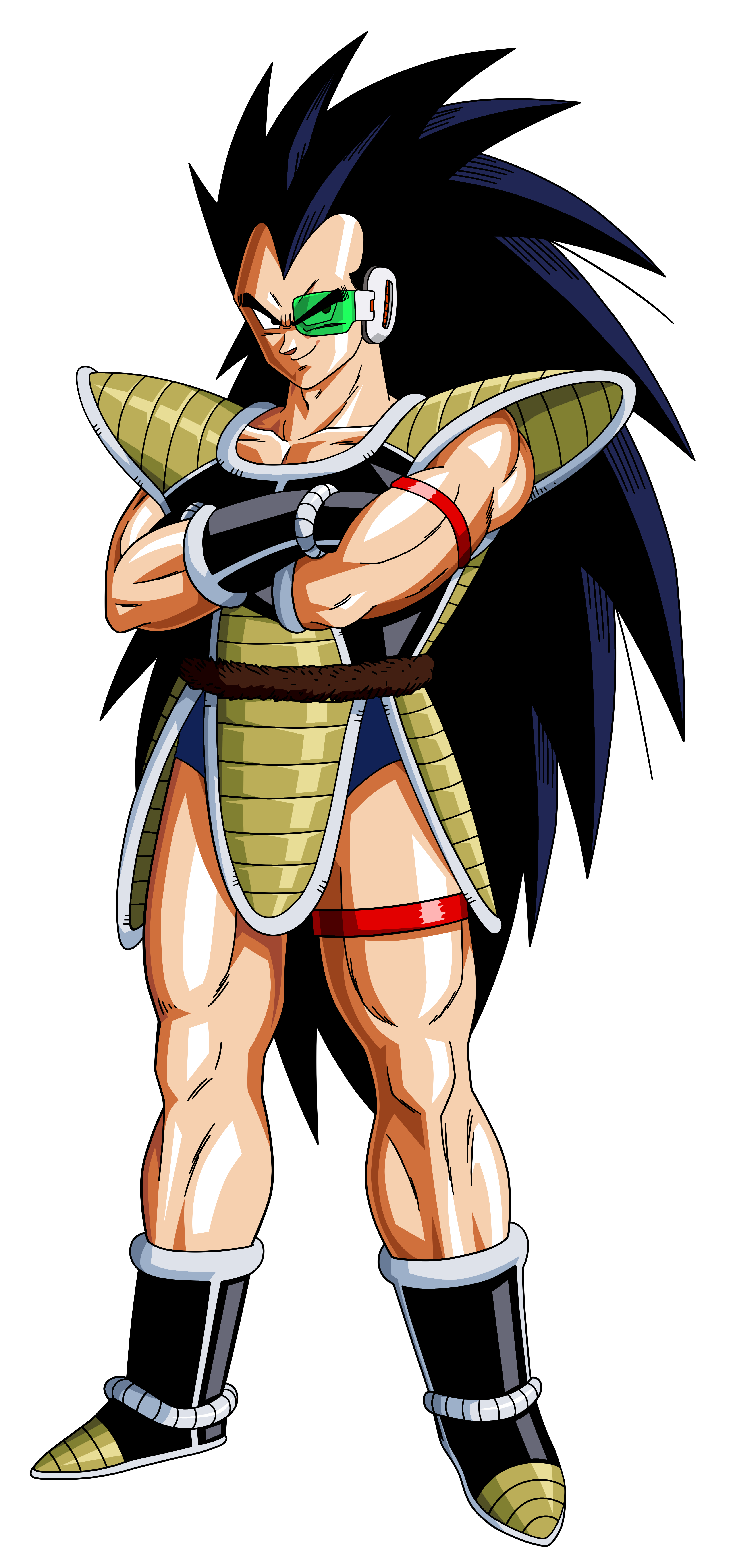 Raditz Scouter Color Raditz - DBZ Saiyan Saga Boring DBS Colors by obsolete00 on DeviantArt