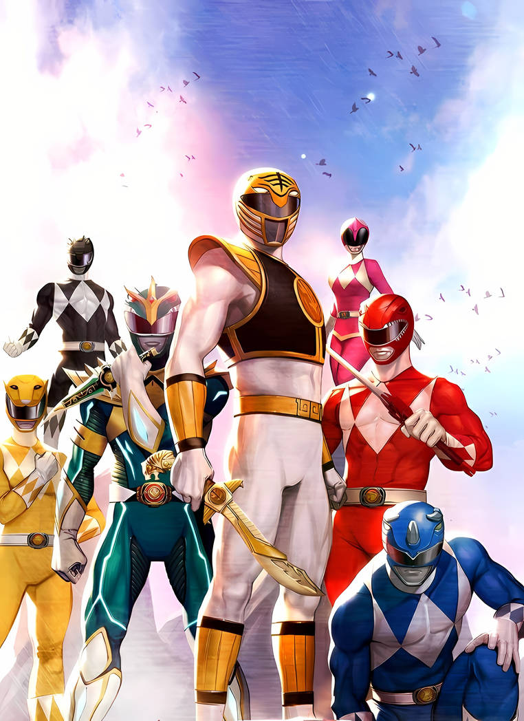 Mighty Morphin Power Rangers AI Upscaled by obsolete00 on DeviantArt