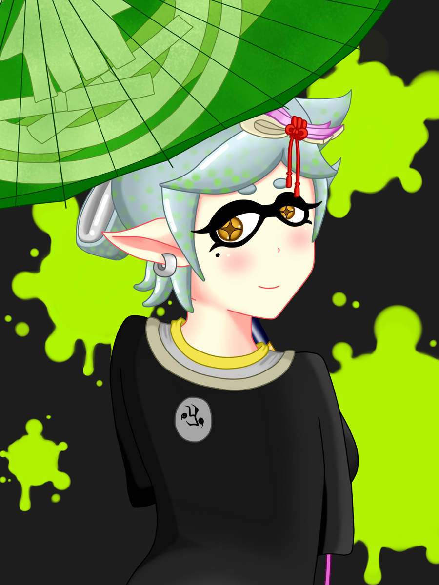 Marie Pso2 Marie Splatoon 2 by Akipoid on DeviantArt