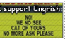 I support... Engrish