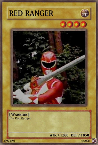 Red Ranger Card by urkel8534 on DeviantArt