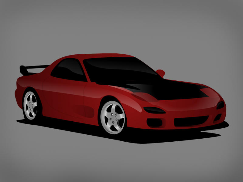 mazda rx7 by re-evoltn on DeviantArt