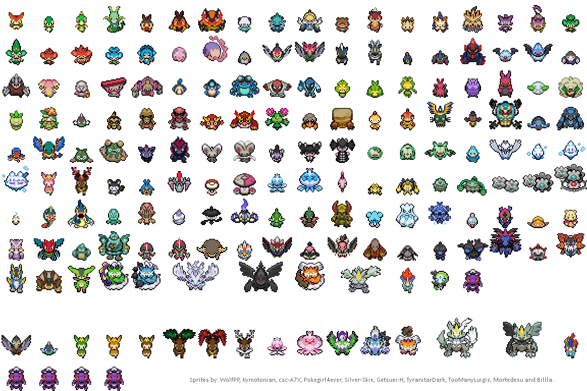 The Spriters Resource - Full Sheet View - Pokémon Black 2 / White 2 -  Pokémon Icons