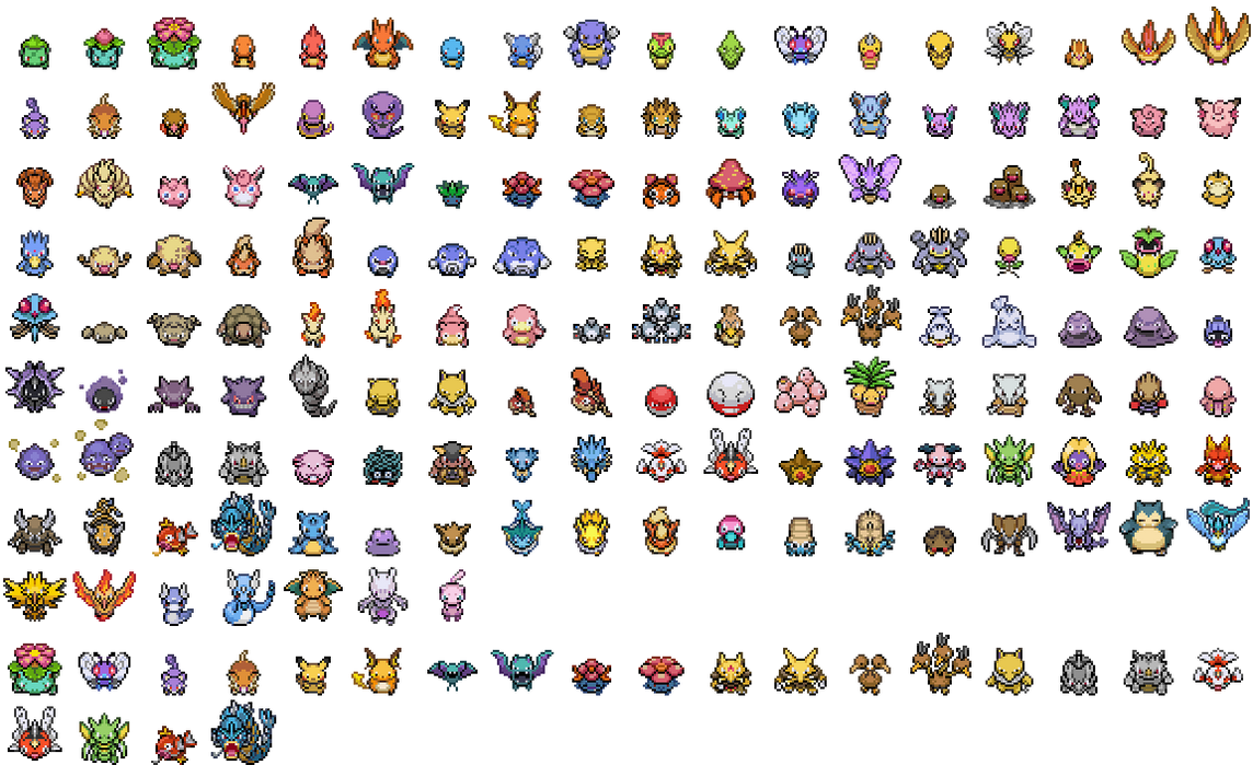 Game R Yellow R Blue Pokemon Red, Blue, Yellow and Green OW by Wolfang62 on DeviantArt