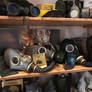 Mask collection - shelf 3