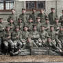 Soldiers graduating from training camp, 1917