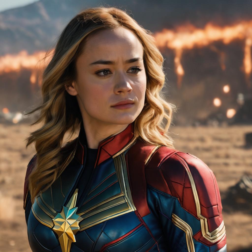 Brie Larson as Captain Marvel - BCU One-Shots by BatlawAI on DeviantArt