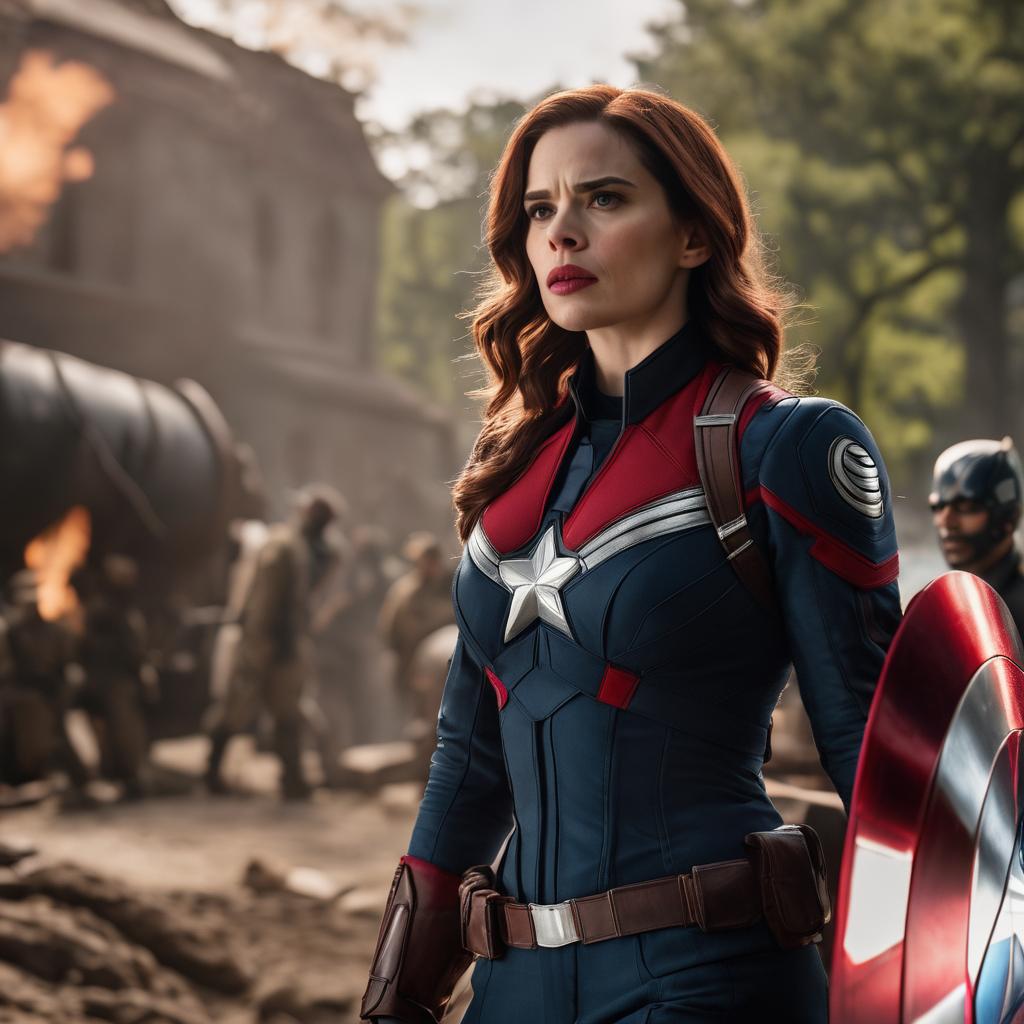 Hayley Atwell as Captain Carter - BCU One-Shots by BatlawAI on DeviantArt