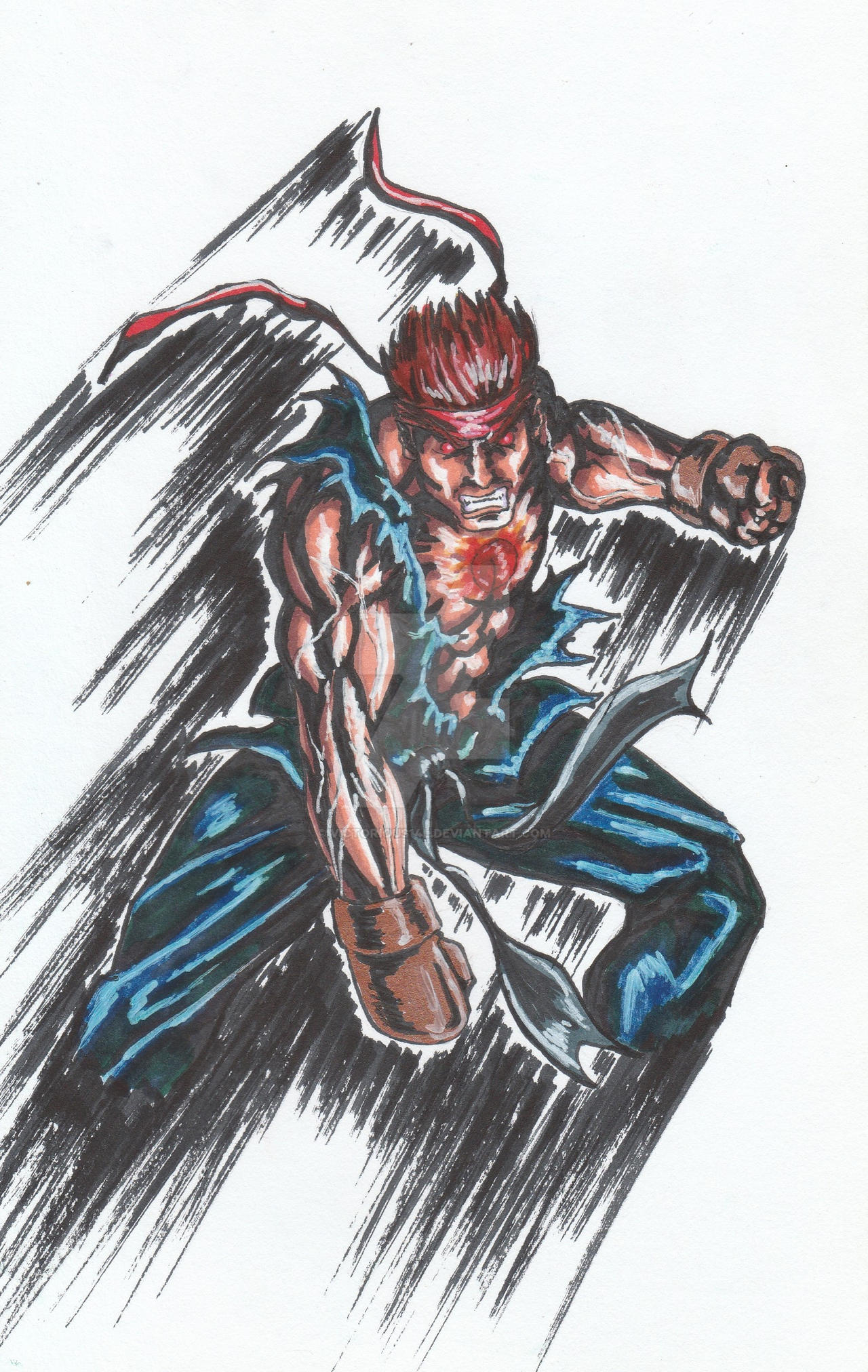 Evil Ryu SF4 by victorious14l on DeviantArt