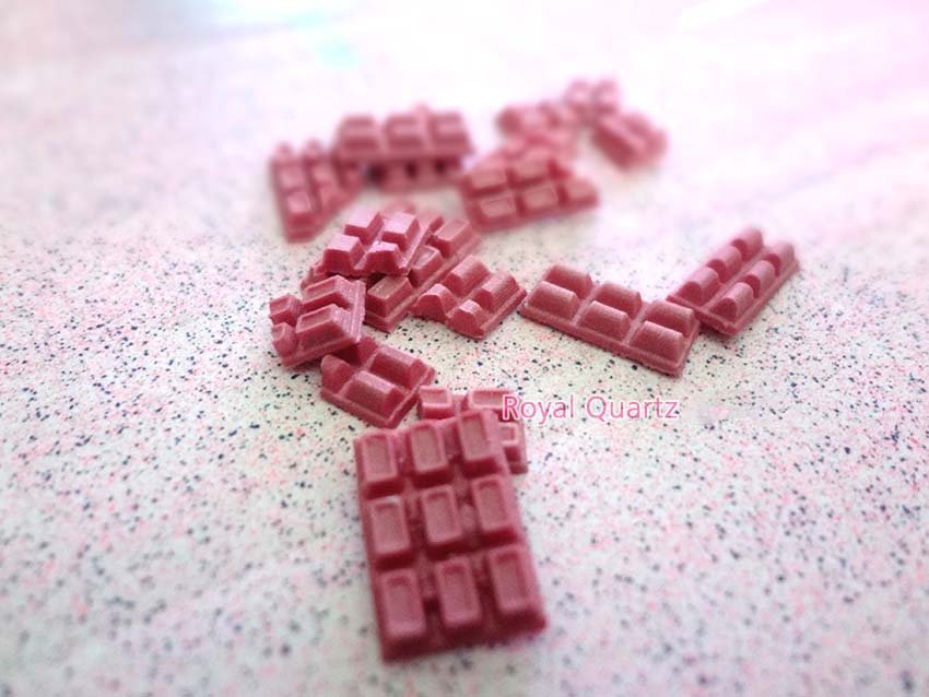 Chocolate Bars - Medium Pink by royalquartz