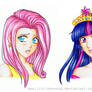 Princess Twilight and Fluttershy