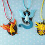 Pokemon Legendary Birds Necklaces