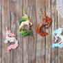 The Four Seasons Unicorn Pendants