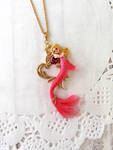 Valentines Day Mermaid Pendant by LittleBreeze