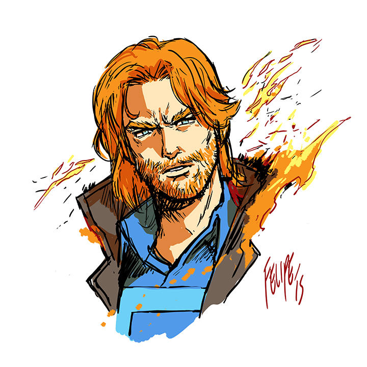 Ghost Riders Johnny Blaze by FelipeSmith on DeviantArt