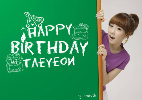 HBD Taeyeon 2012