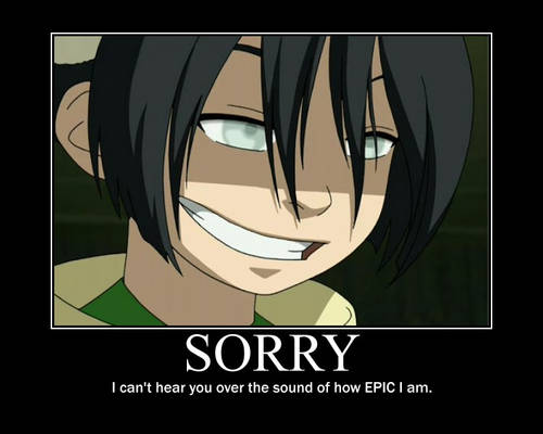 Toph Motivational Poster