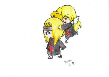 deidara and me chibi