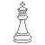 Chess King - White