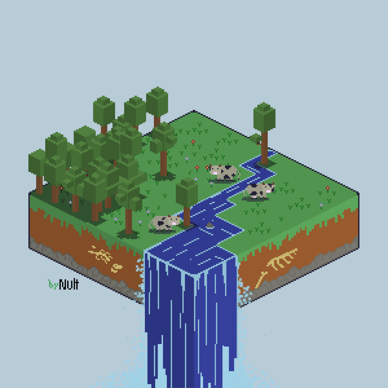 015 isometric minecraft art by NultAlay on DeviantArt