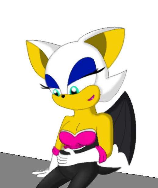 Pregnant Rouge the Bat.